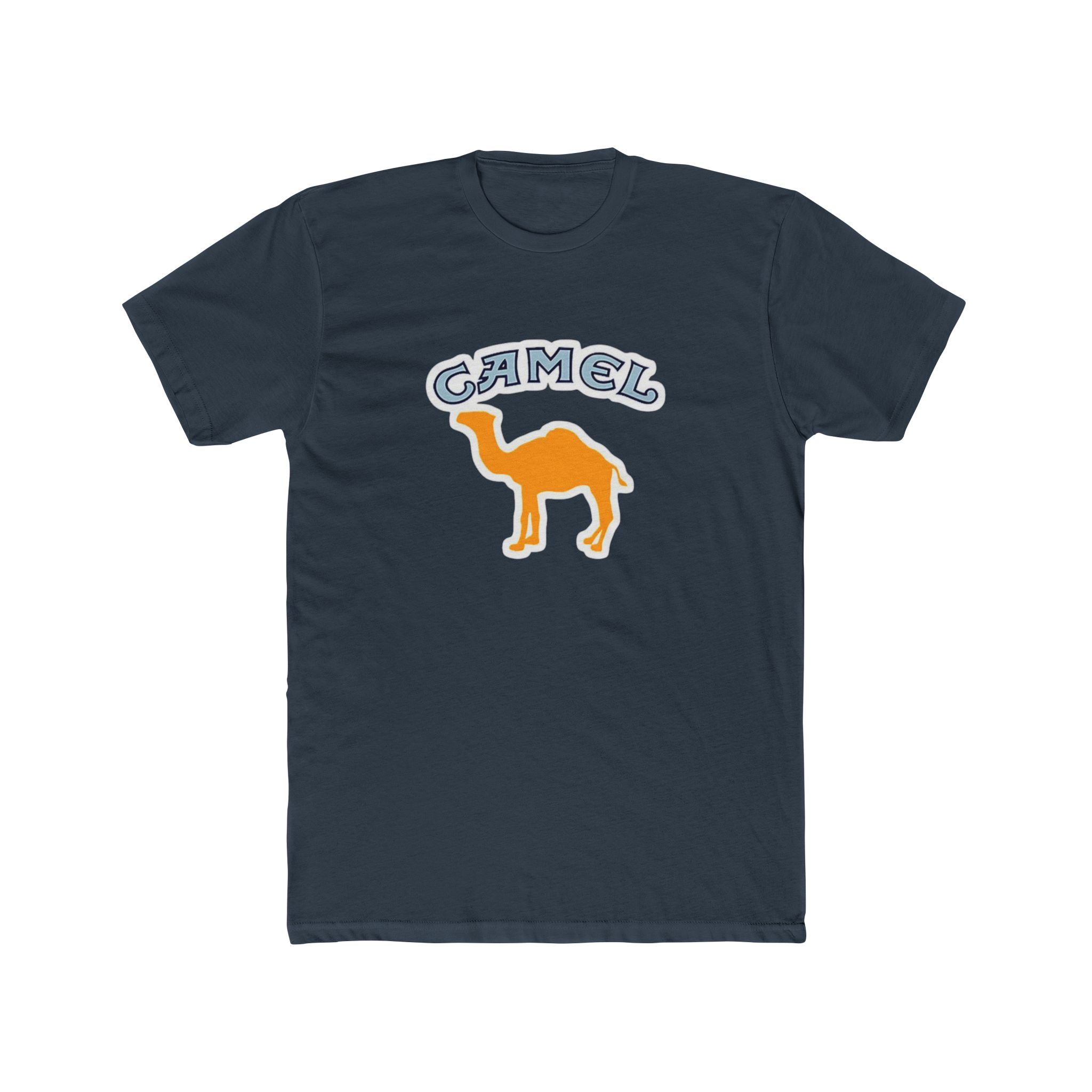 Retro Orange Camel Graphic Tee — Vintage Desert Vibe